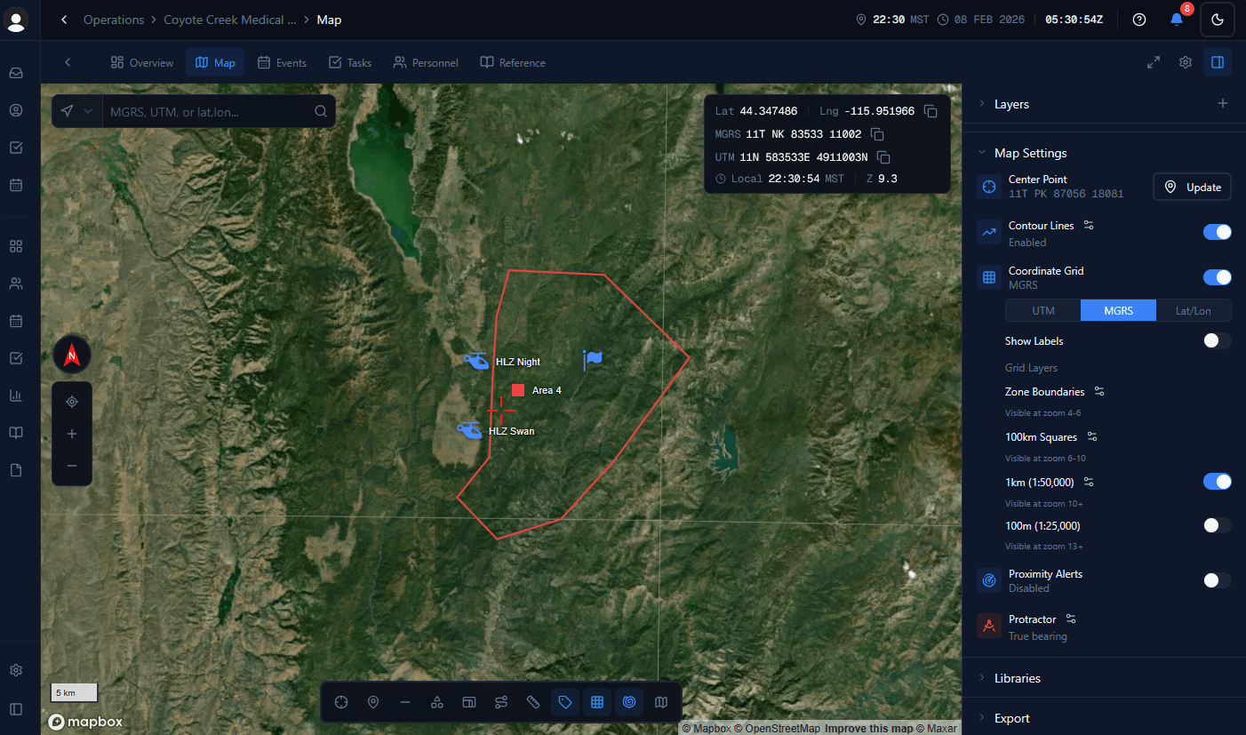 OpsCommon map interface